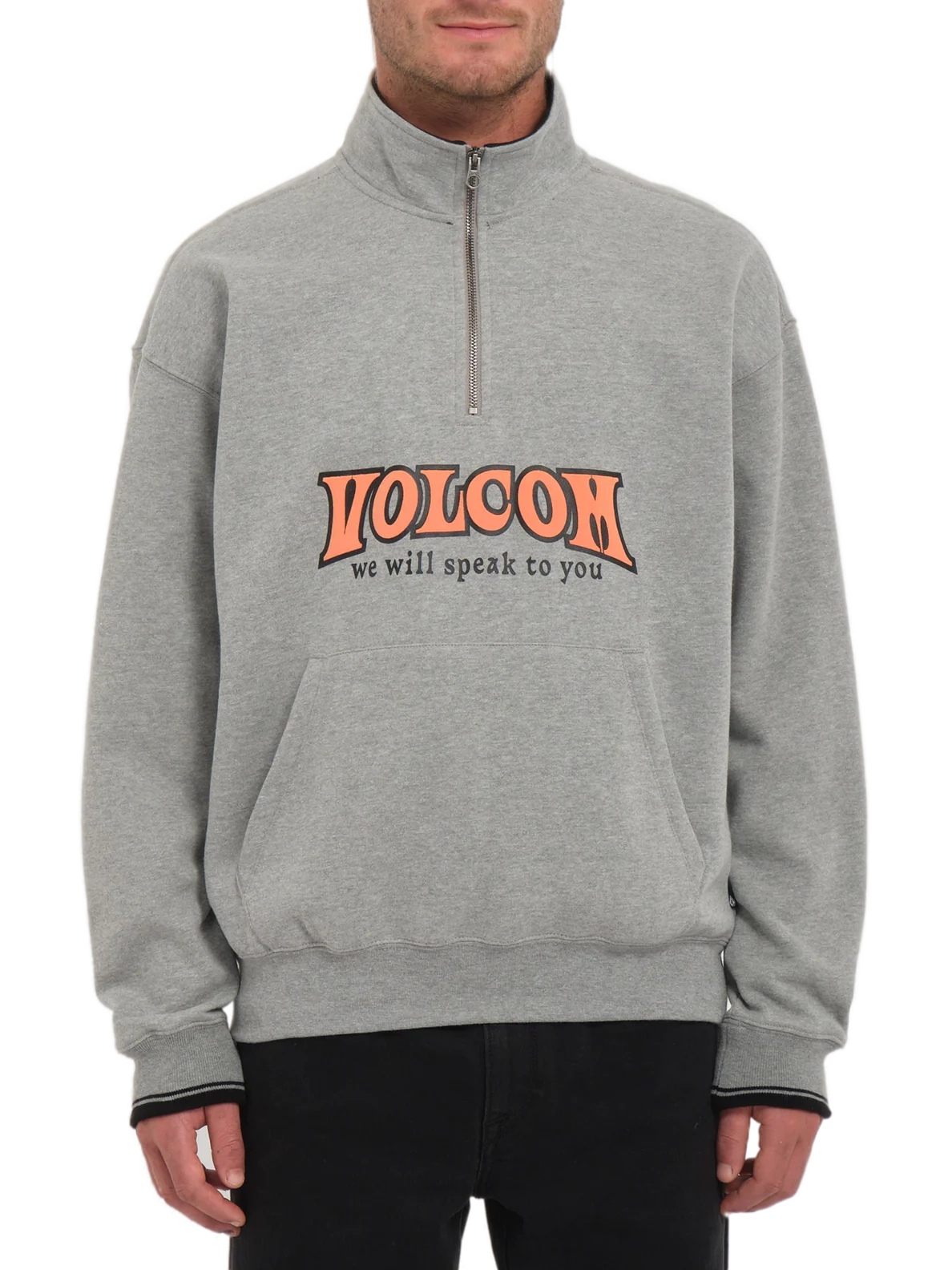 VOLCOM - VARSITY SWEATSHIRT HEATHER GREY