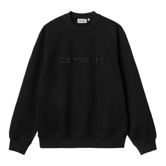 CARHARTT - CARHARTT SWEAT BLACK/ BLACK