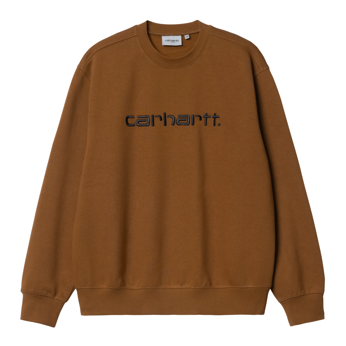 CARHARTT - CARHARTT SWEAT DEEP H BROWN / BLACK