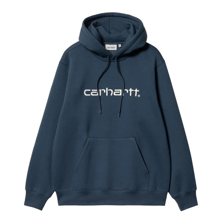 CARHARTT - HOODED CARHARTT SWEAT SQUID/ SALT