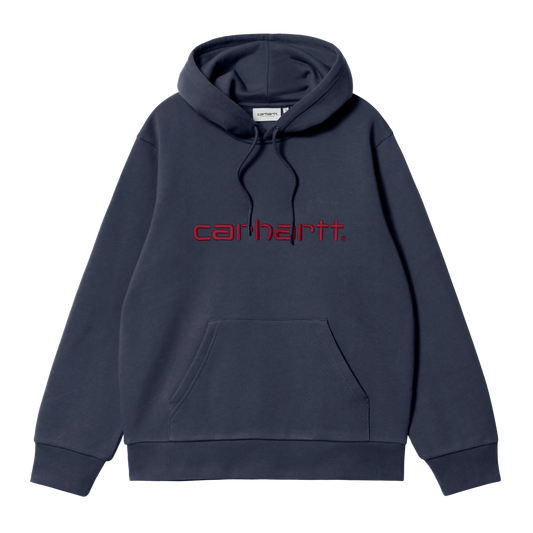 CARHARTT - HOODED CARHARTT AIR FORCE BLUE / MALBEC