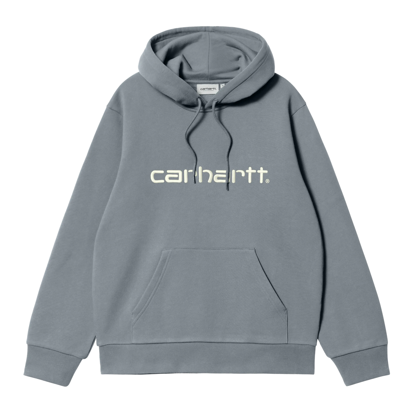 CARHARTT - HOODED CARHARTT SWEAT DOVE GREY / WAX