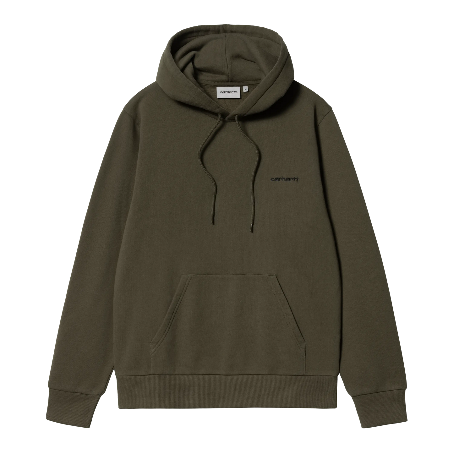 CARHARTT - HOODED SCRIPT EMBROIDERY CYPRESS/ BLACK