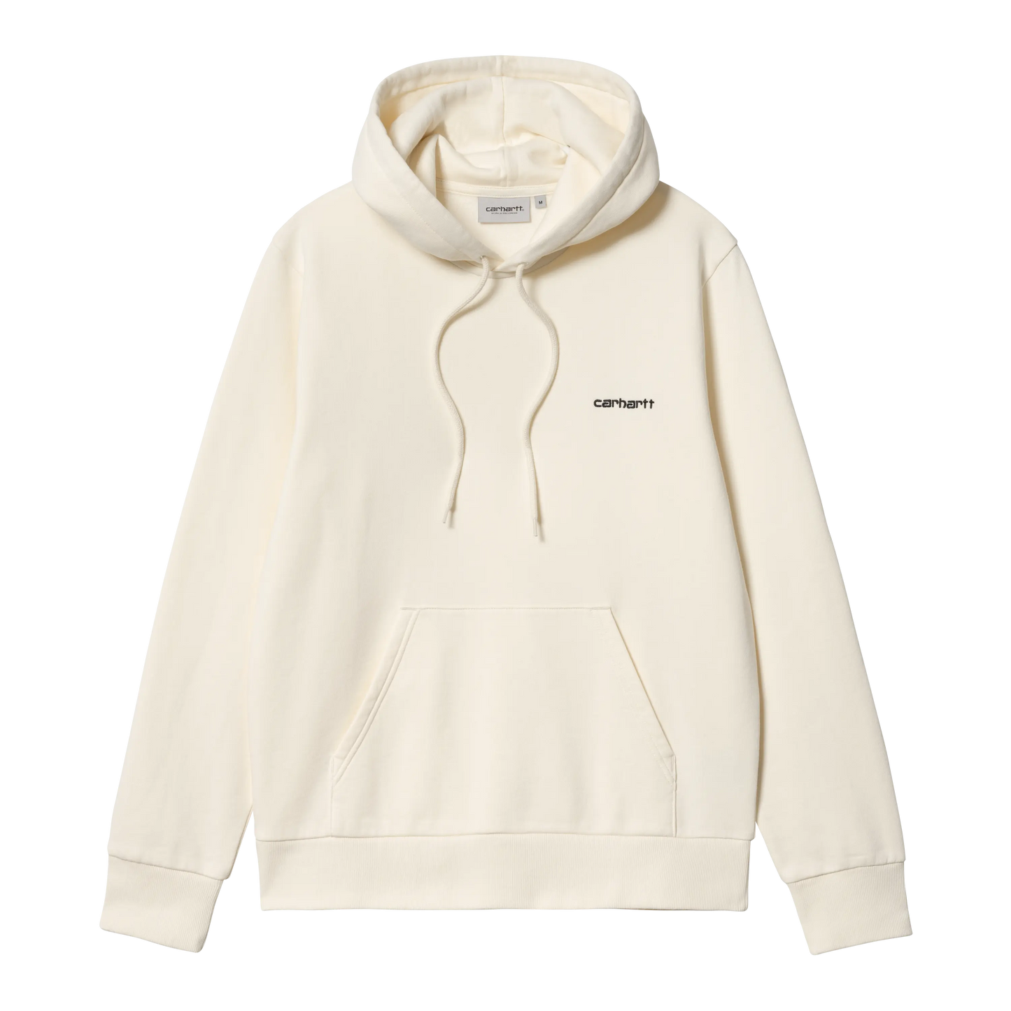 CARHARTT - HOODED SCRIPT EMBROIDERY WAX/ BLACK