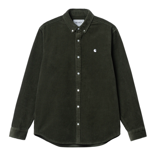 CARHARTT WIP - L/S MADISON CORD SHIRT PLANT / WAX