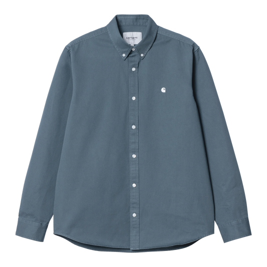 CARHARTT - L/S MADISON SHIRT POSITANO/ WAX