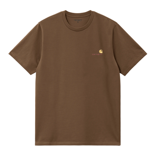 CARHARTT WIP - S/S AMERICAN SCRIPT T-SHIRT LUMBER