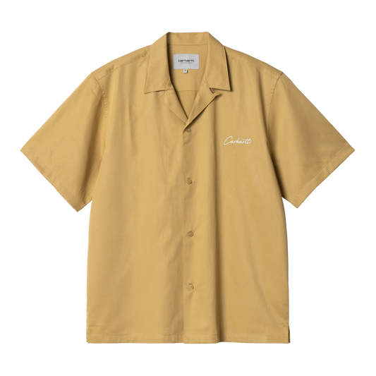 CARHARTT - S/S DELRAY SHIRT BOURBON / WAX