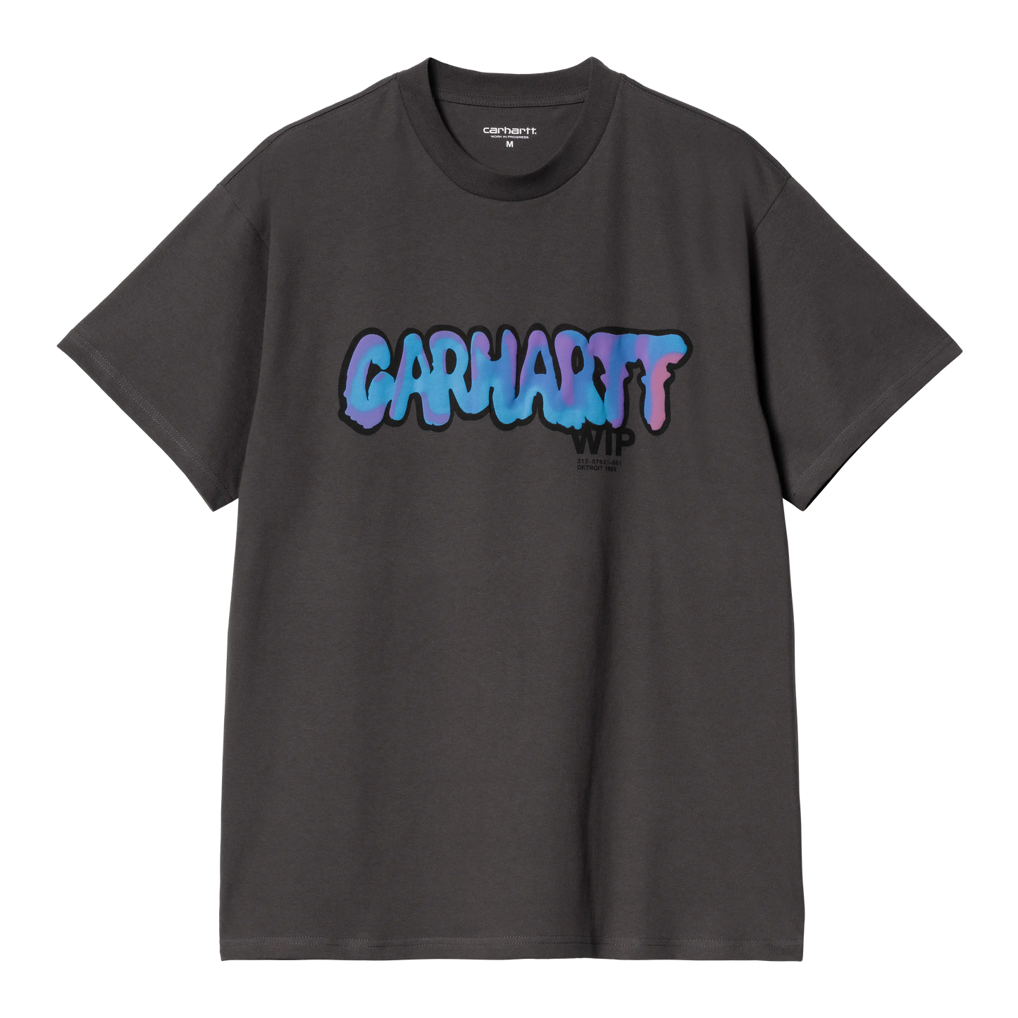 CARHARTT - DRIP T-SHIRT CHARCOAL