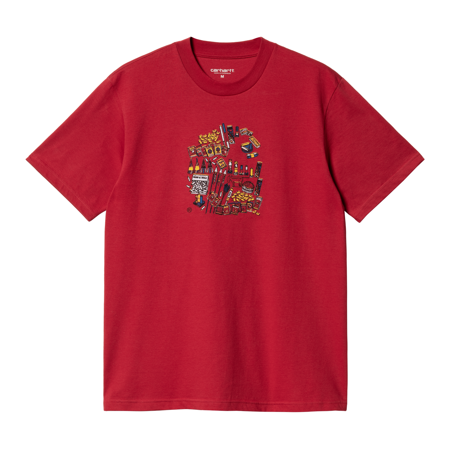 CARHARTT WIP - S/S FIREWORKS T-SHIRT RED