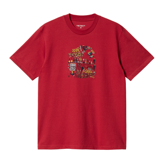 CARHARTT WIP - S/S FIREWORKS T-SHIRT RED