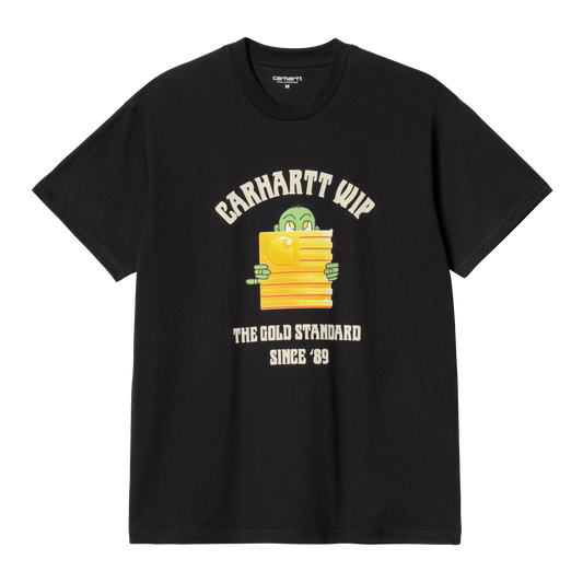 CARHARTT - S/S GOLD STANDARD BLACK