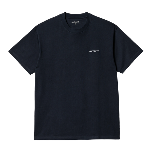 CARHARTT WIP - S/S SCRIPT EMBROIDERY T-SHIRT ATOM BLUE