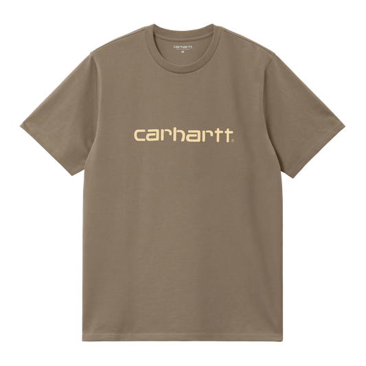 CARHARTT - S/S SCRIPT T-SHIRT BRANCH / RATTAN