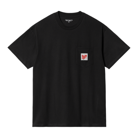 CARHARTT WIP - S/S STRETCH POCKET T-SHIRT BLACK