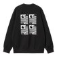 CARHARTT - STAMP STATE SWEAT BLACK