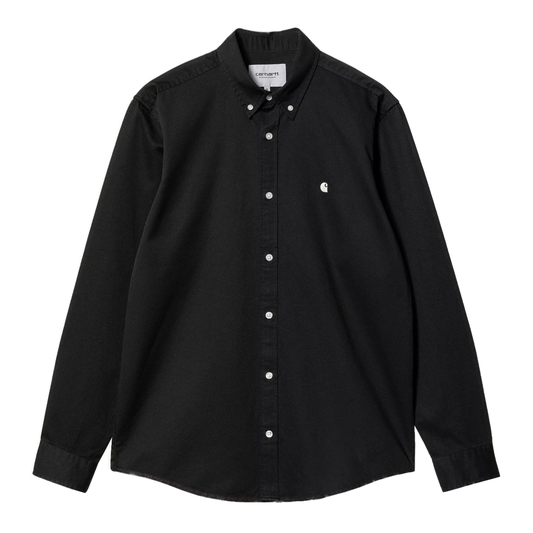 CARHARTT - L/S MADISON SHIRT BLACK/ WAX