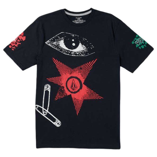 VOLCOM - HOLI DAZED SST T-SHIRT BLACK