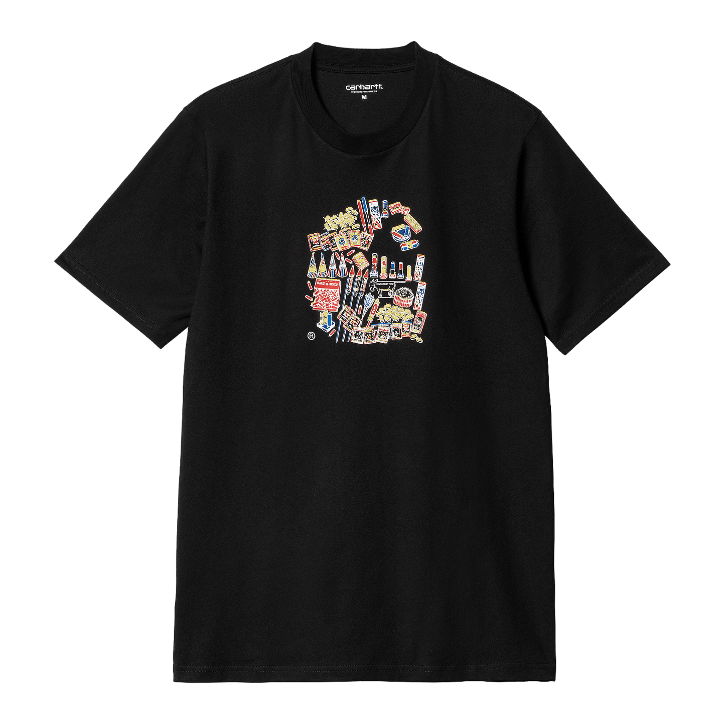 CARHARTT WIP - S/S FIREWORKS T-SHIRT BLACK