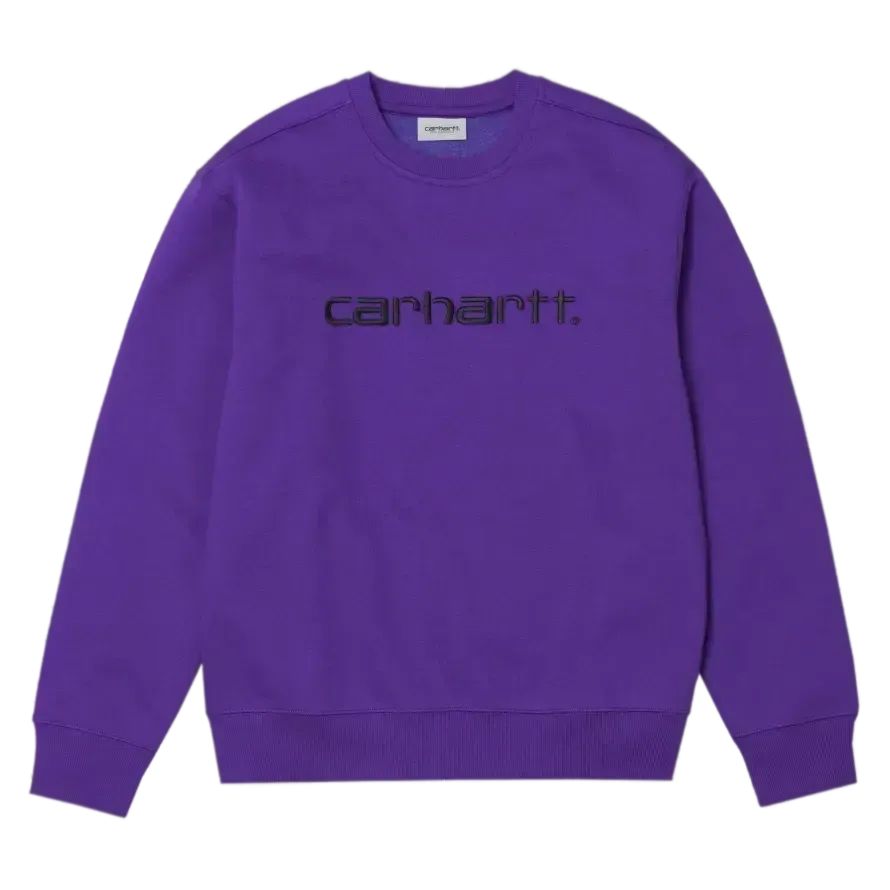 CARHARTT WIP - W' CARHARTT SWEAT FROSTED VIOLA