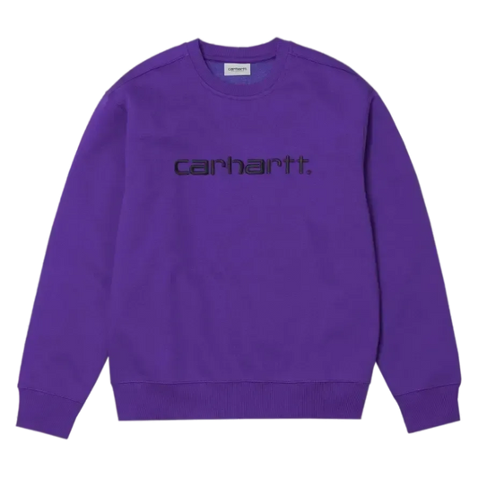 CARHARTT WIP - W' CARHARTT SWEAT FROSTED VIOLA