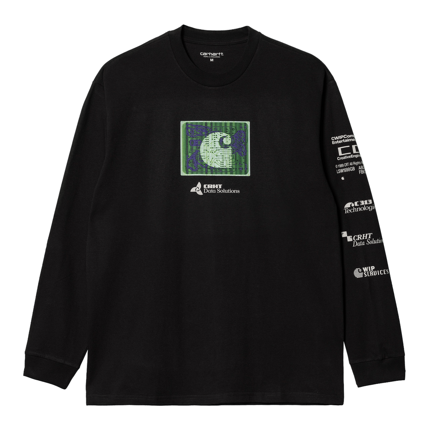 CARHARTT WIP - L/S DATA SOLUTIONS BLACK