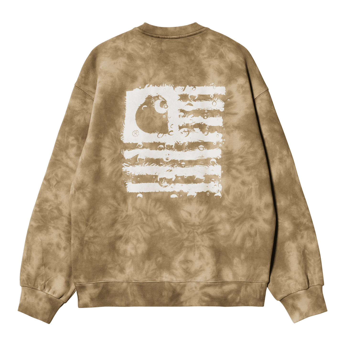 CARHARTT WIP - CHROMO SWEAT DUSTY H BROWN CHROMO/ WHITE