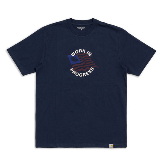 CARHARTT WIP - S/S US C T-SHIRT BLUE