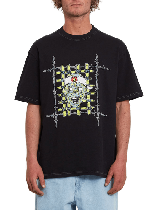 VOLCOM - RICHARD FRENCH T-SHIRT BLACK