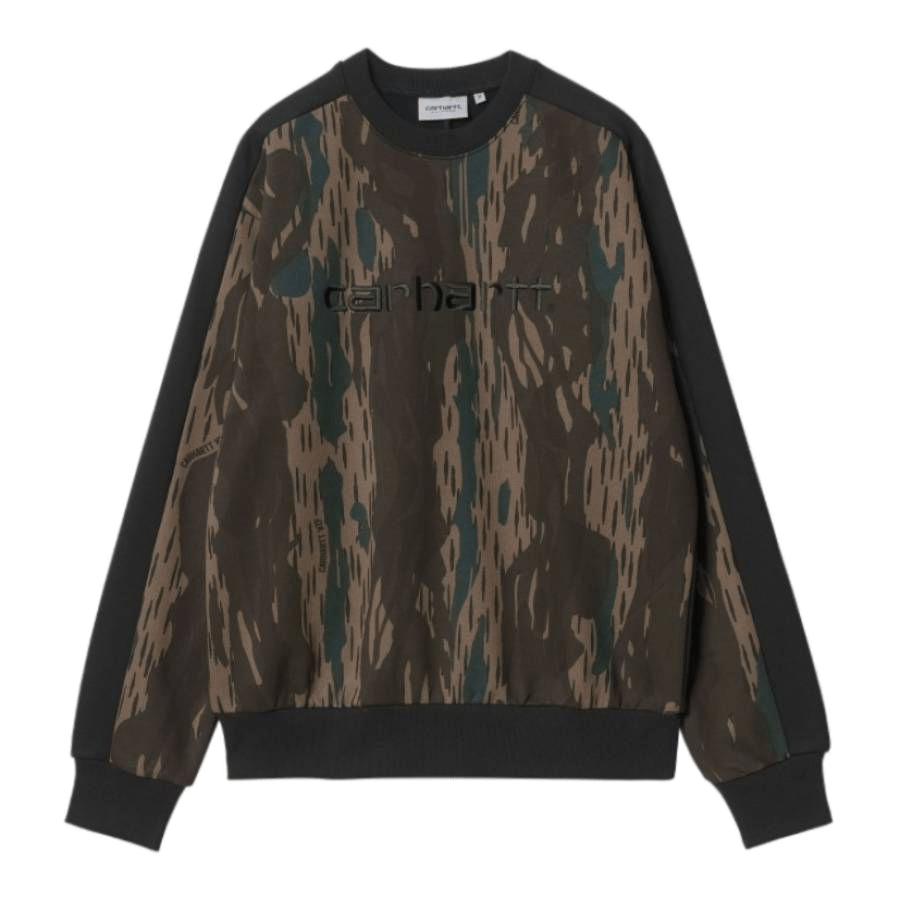 CARHARTT WIP - TONARE SWEAT CAMO UNITE/BLACK/BLACK