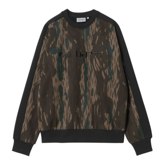 CARHARTT WIP - TONARE SWEAT CAMO UNITE/BLACK/BLACK