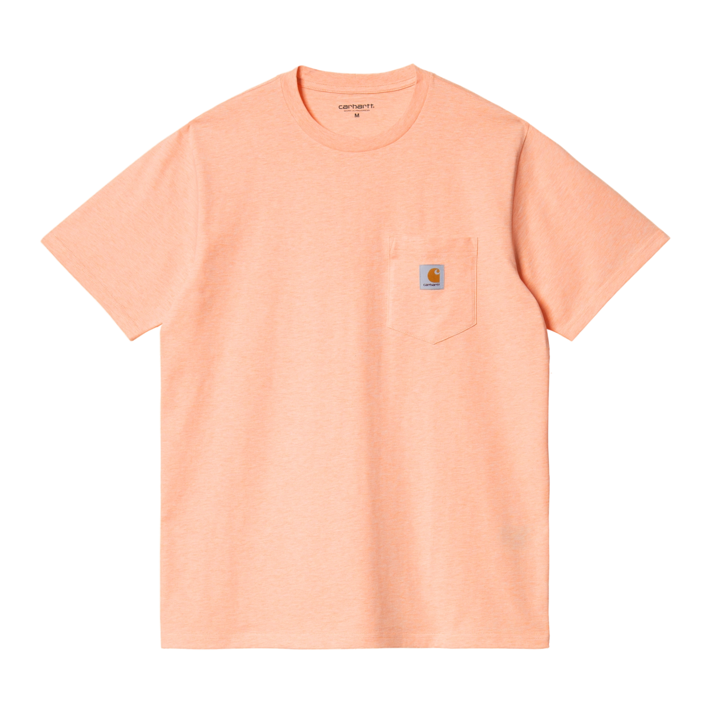 CARHARTT WIP - S/S POCKET T-SHIRT GRAPEFRUIT HEATHER