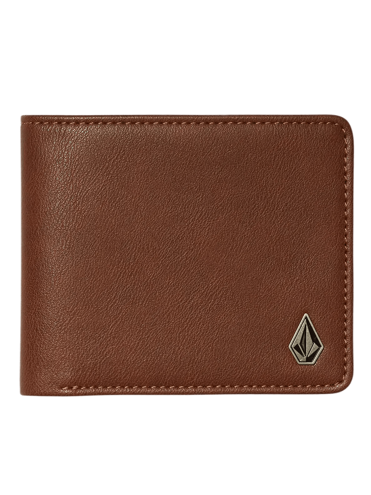 VOLCOM - SLIM STONE PU WALLET S BROWN