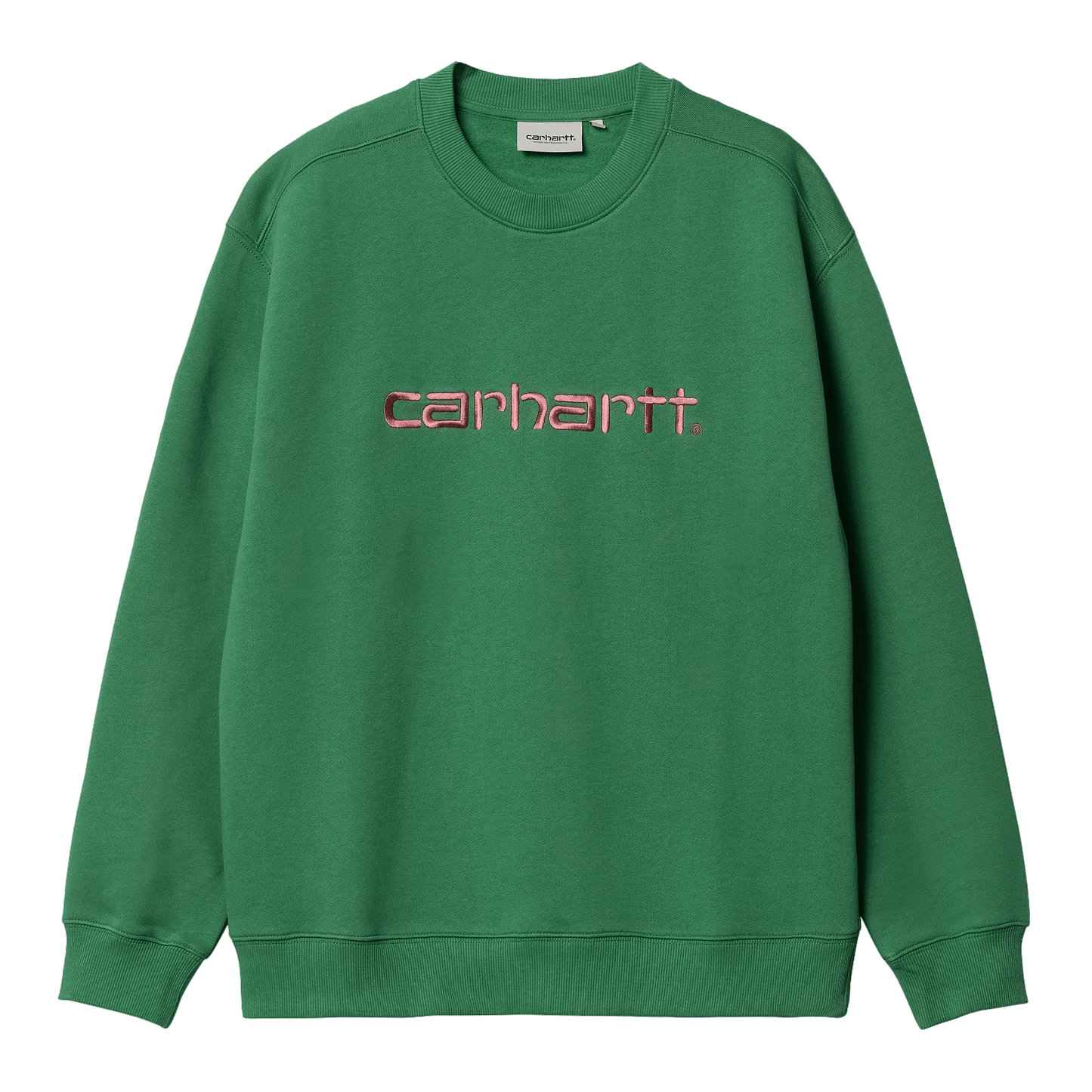 CARHARTT WIP - W' CARHARTT SWEAT ASH BONSAI/ MISTY BLUSH