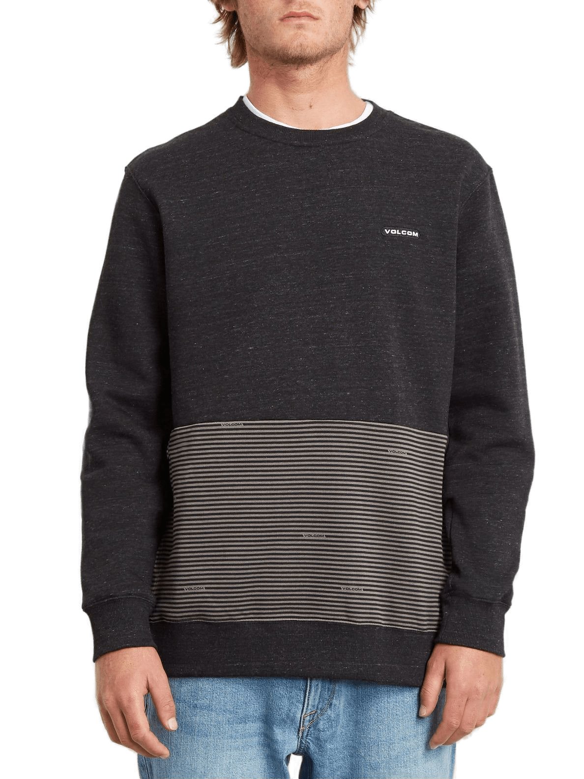 VOLCOM - FORZEE CREW HEATHER BLACK