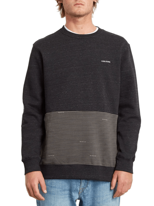 VOLCOM - FORZEE CREW HEATHER BLACK