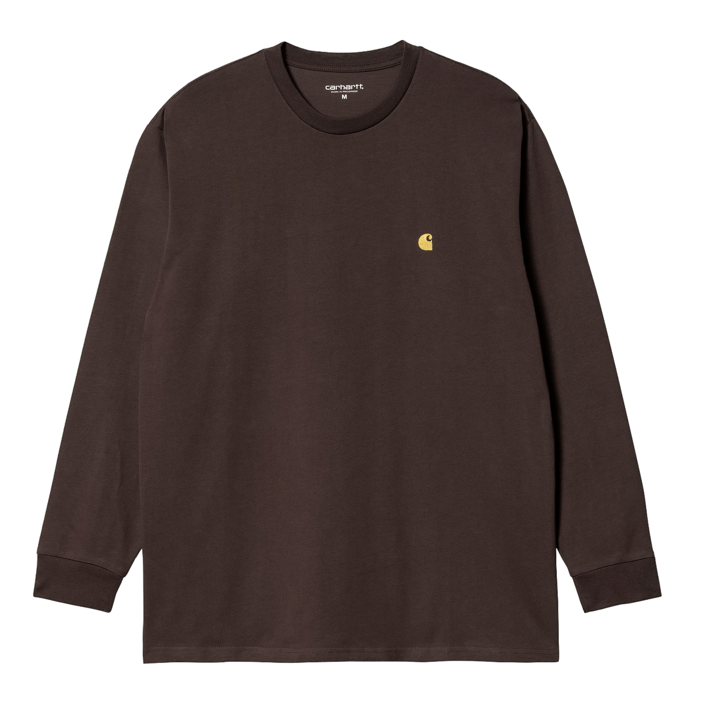 CARHARTT WIP - L/S CHASE T-SHIRT DARK UMBER