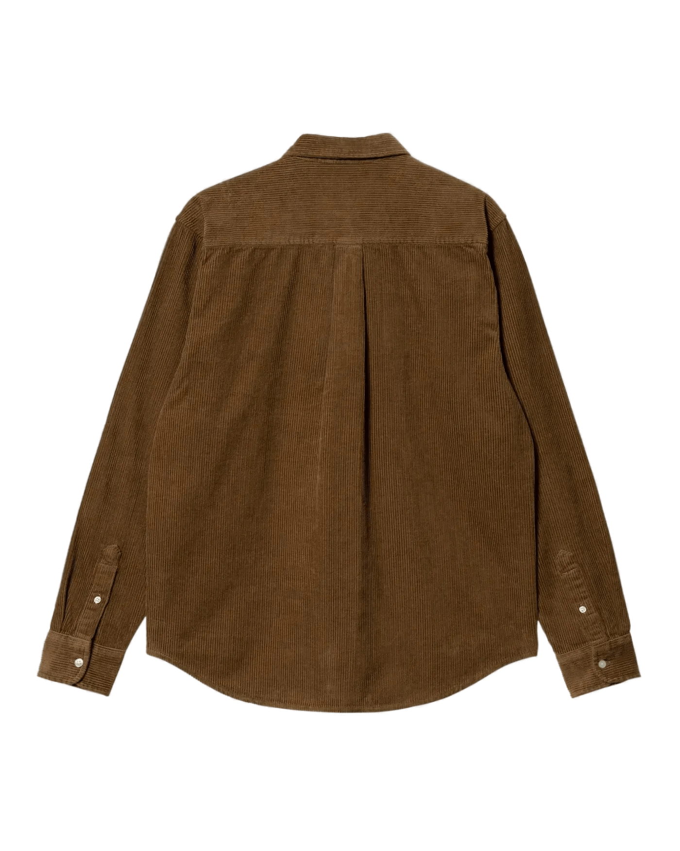 CARHARTT WIP - L/S MADISON CORD SHIRT HAMILTON BROWN