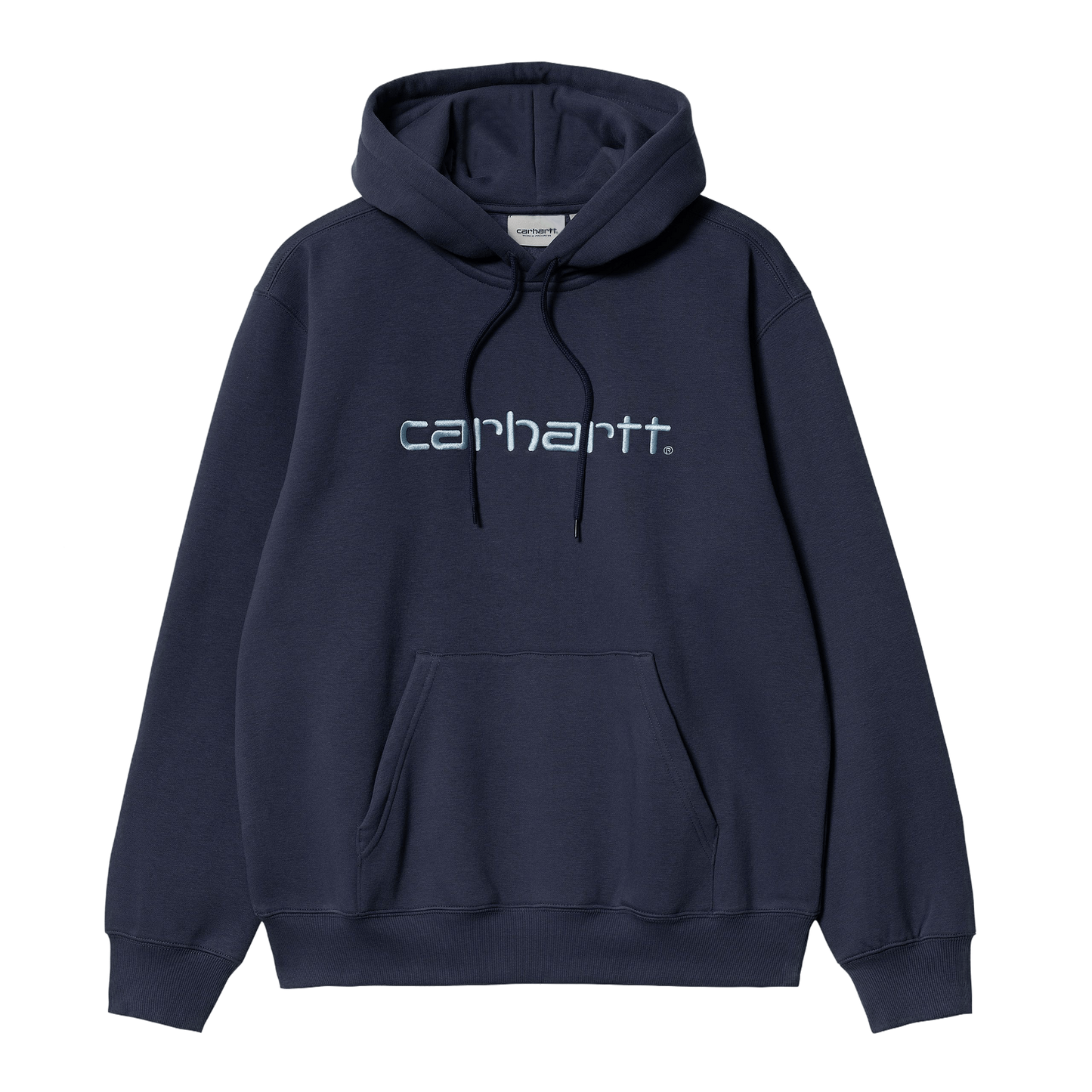 CARHARTT WIP - HOODED CARHARTT SWEAT ENZIAN/MISTY SKY