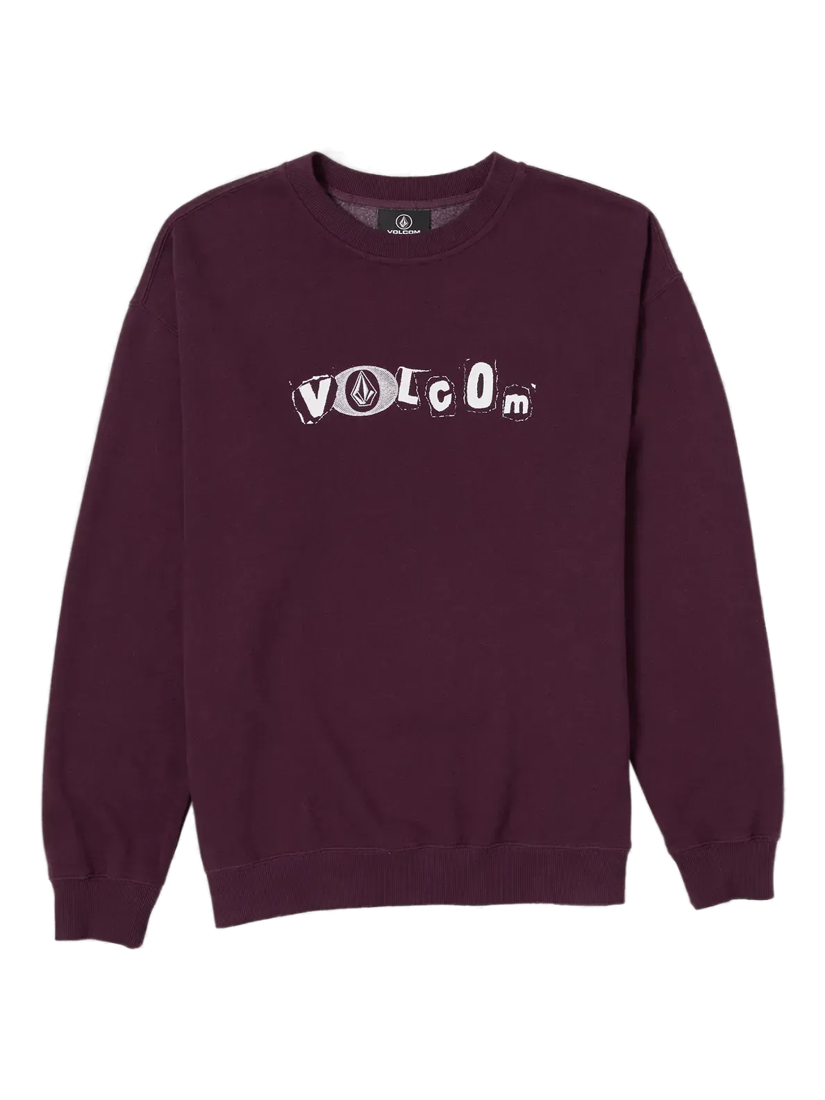 VOLCOM - NO RECESS LSE CREW MULBERRY