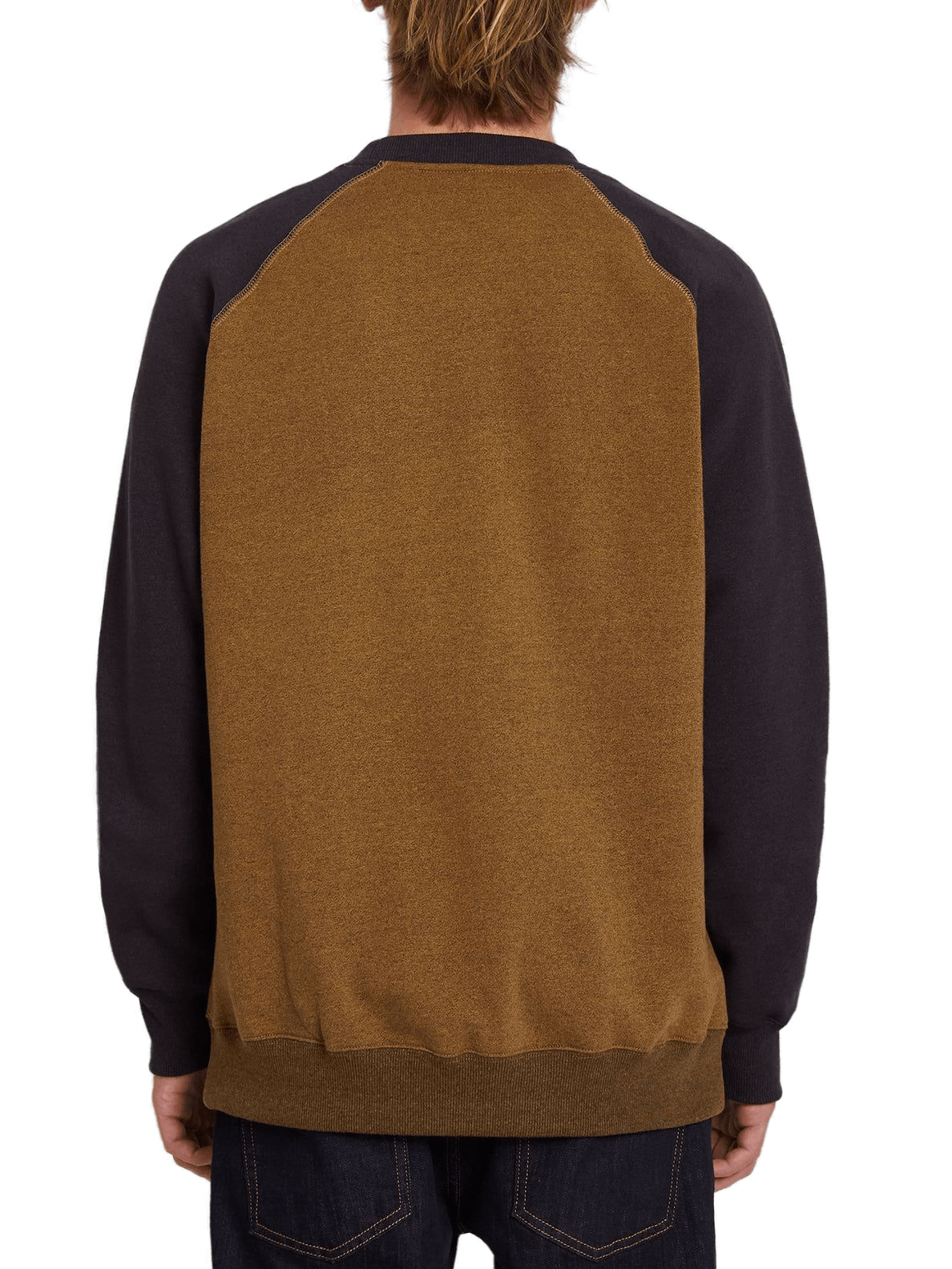 VOLCOM -HOMAK SWEATSHIRT GOLDEN BROWN